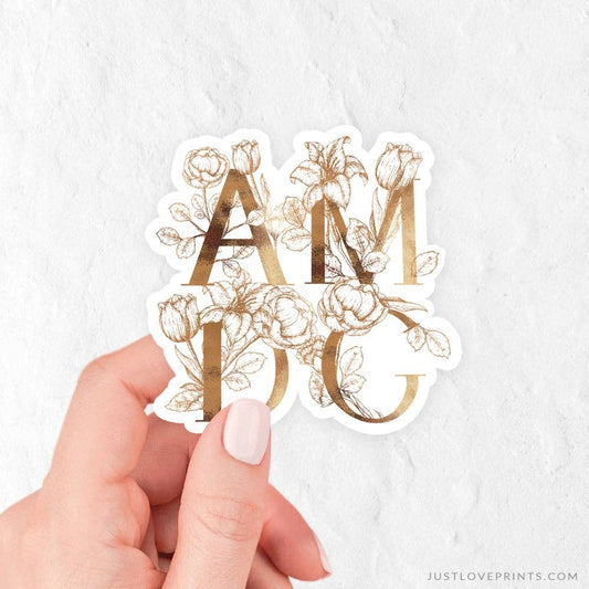 AMDG Vinyl Sticker - Shepherd Me Shop