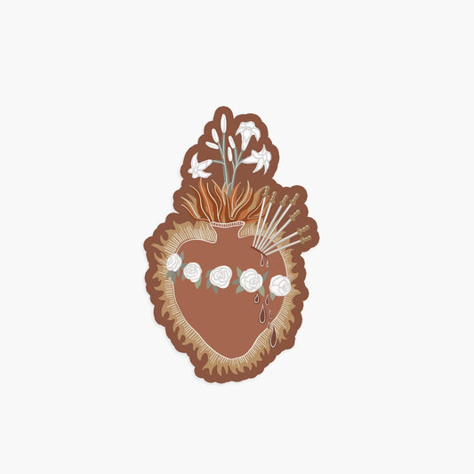Immaculate Heart of Mary Vinyl Sticker - Shepherd Me Shop