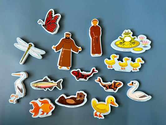 St. Francis & Friends Catholic Kids Bath Set - Shepherd Me Shop