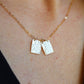 Mother of Pearl Scapular Necklace - Shepherd Me Shop