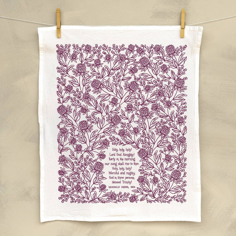 Holy, Holy, Holy! Hymn Tea Towel