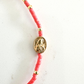 St. Therese of Lisieux Bracelet: Sunset Red - Shepherd Me Shop
