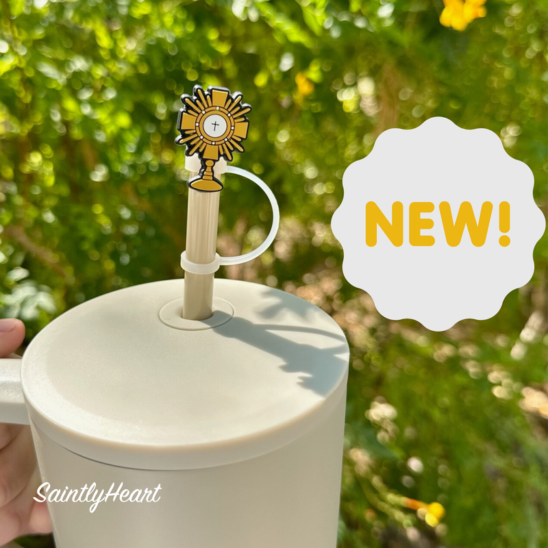 Catholic Straw Toppers: Adoration (2 pack!)