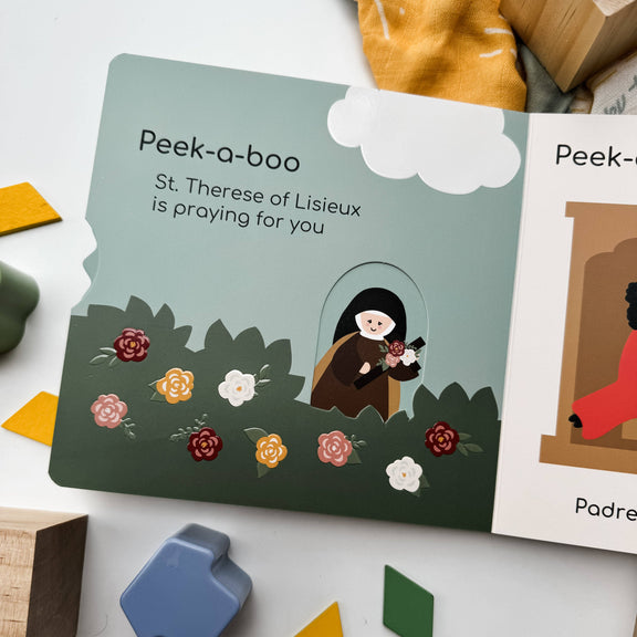 Peek-a-Boo Saints Board Book - Shepherd Me Shop