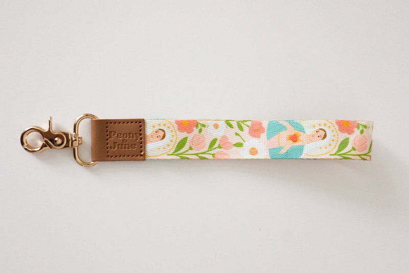 Immaculate Heart Wristlet Keychain