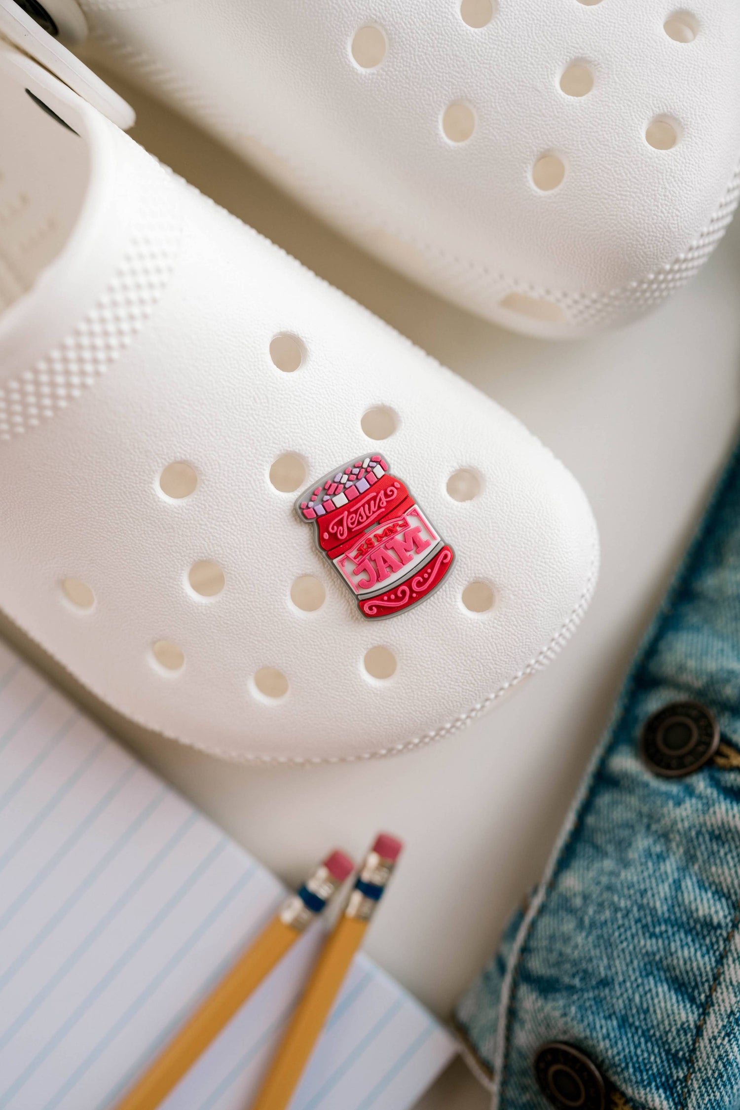 Jesus Is My Jam Shoe Charm - Shepherd Me Shop