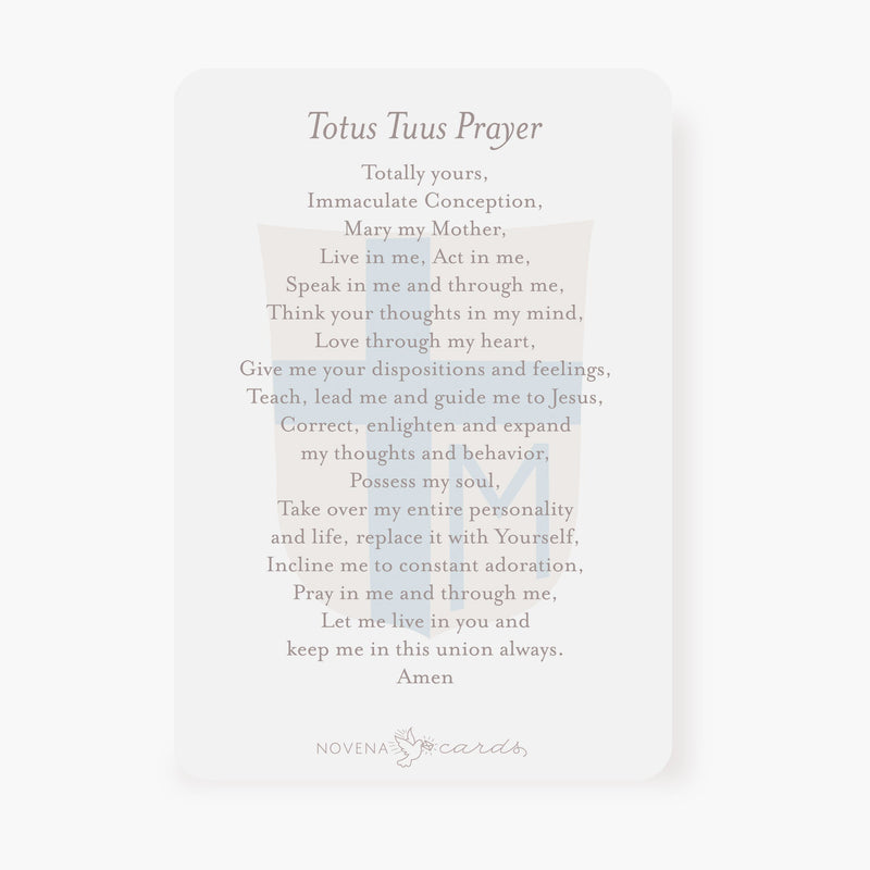St. John Paul II Prayer Card – Totus Tuus Marian Consecration - Shepherd Me Shop