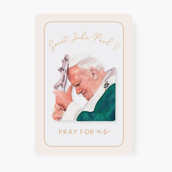 St. John Paul II Prayer Card – Totus Tuus Marian Consecration - Shepherd Me Shop