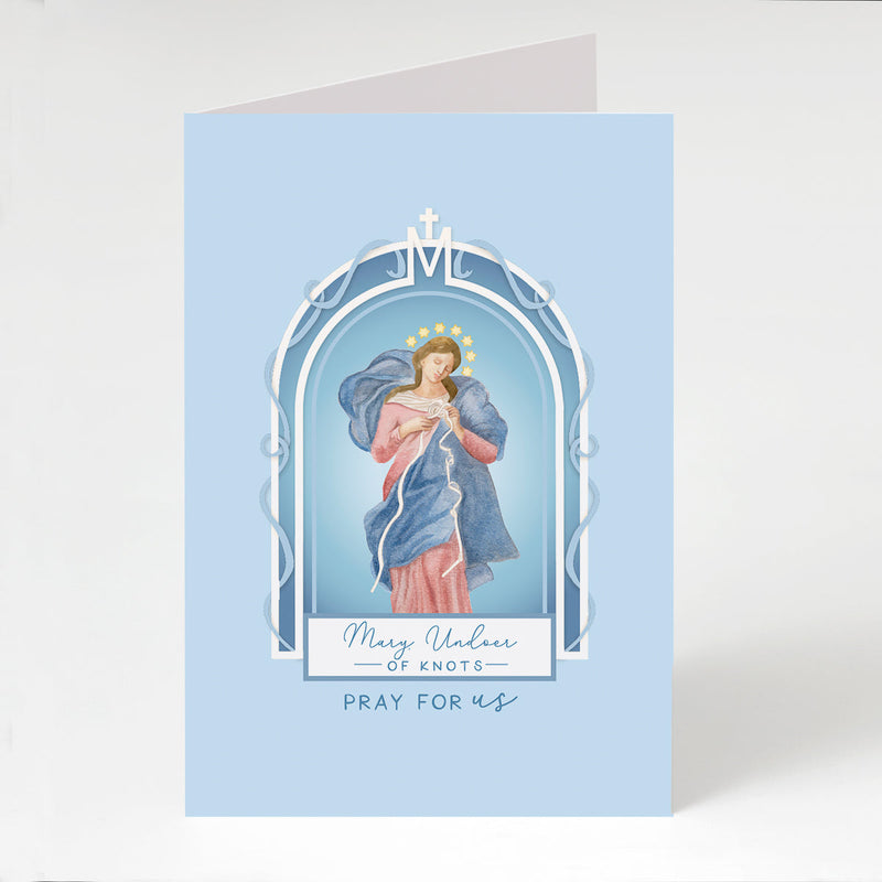 Mary, Undoer of Knots Prayer Card - Shepherd Me Shop