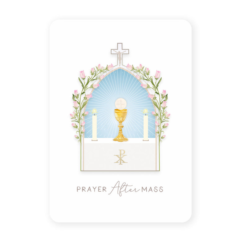 Prayer After Mass Card - Shepherd Me Shop