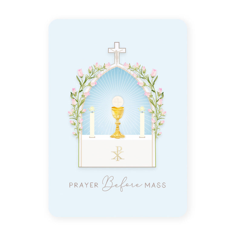 Prayer Before Mass Card - Shepherd Me Shop