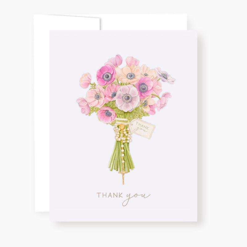 Thank You Rosary Greeting Card - Shepherd Me Shop