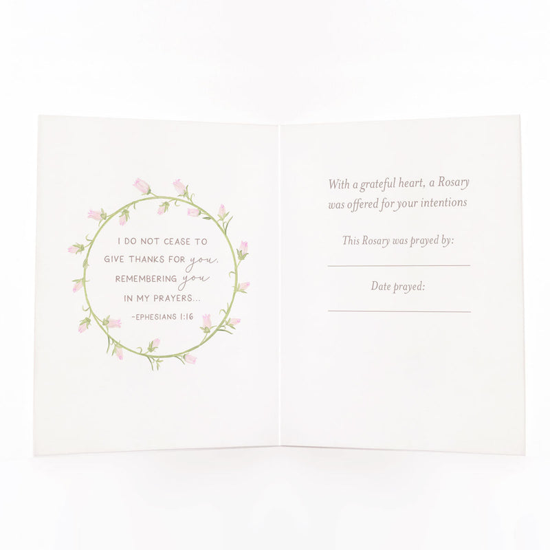 Thank You Rosary Greeting Card - Shepherd Me Shop