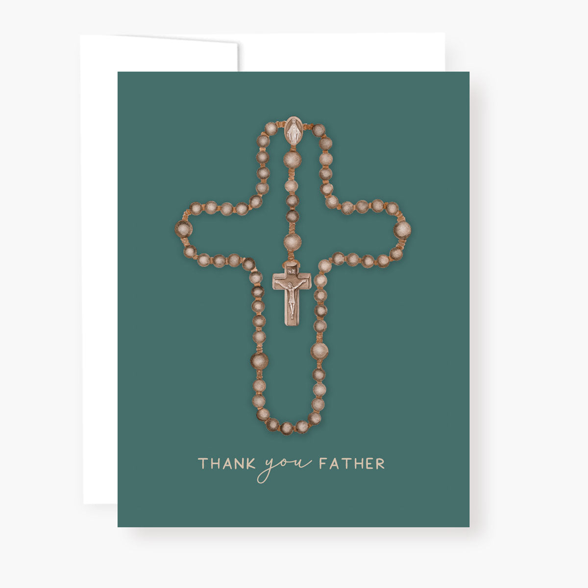 Thank You Rosary Card for Priests