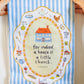 A House is a Little Church Linen Tea Towel
