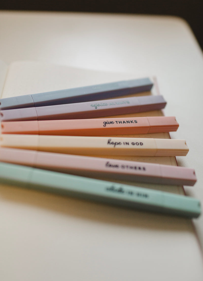 Muted Pastel Bible Highlighters