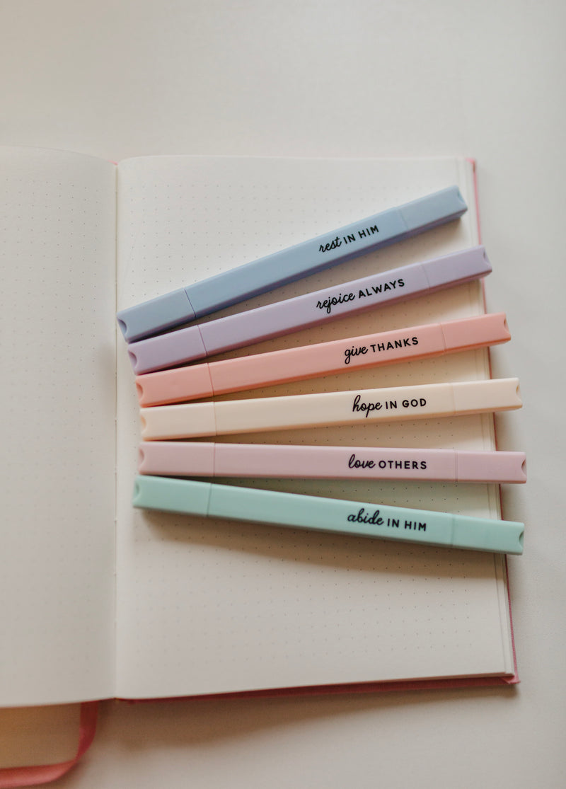 Muted Pastel Bible Highlighters
