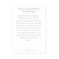St. Michael the Archangel Prayer Card - Shepherd Me Shop