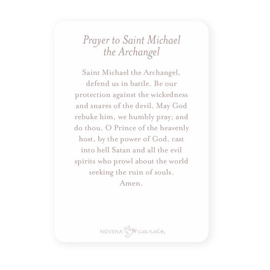 St. Michael the Archangel Prayer Card - Shepherd Me Shop