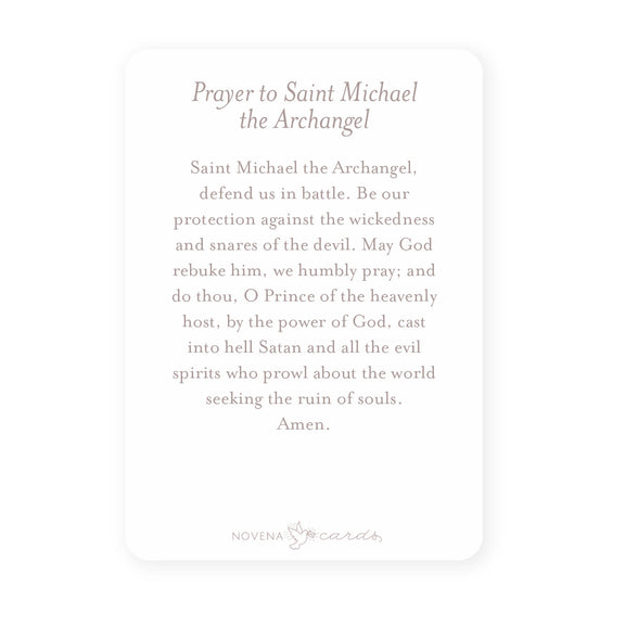 St. Michael the Archangel Prayer Card - Shepherd Me Shop