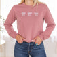 The Rose Catholic Crewneck Sweatshirt – Inspired by St. Rose of Lima: Mauve