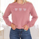 The Rose Catholic Crewneck Sweatshirt – Inspired by St. Rose of Lima: Mauve