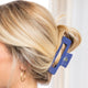Marian Cross Claw Clip Set: Blue