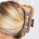 Marian Cross Claw Clip Set: Brown