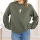 The Joan Catholic Hoodie Sweatshirt – St. Joan of Arc Inspired: Army Green