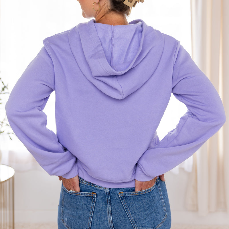 The Catherine Catholic Hooded Sweatshirt – Inspired by St. Catherine of Siena: Lavender